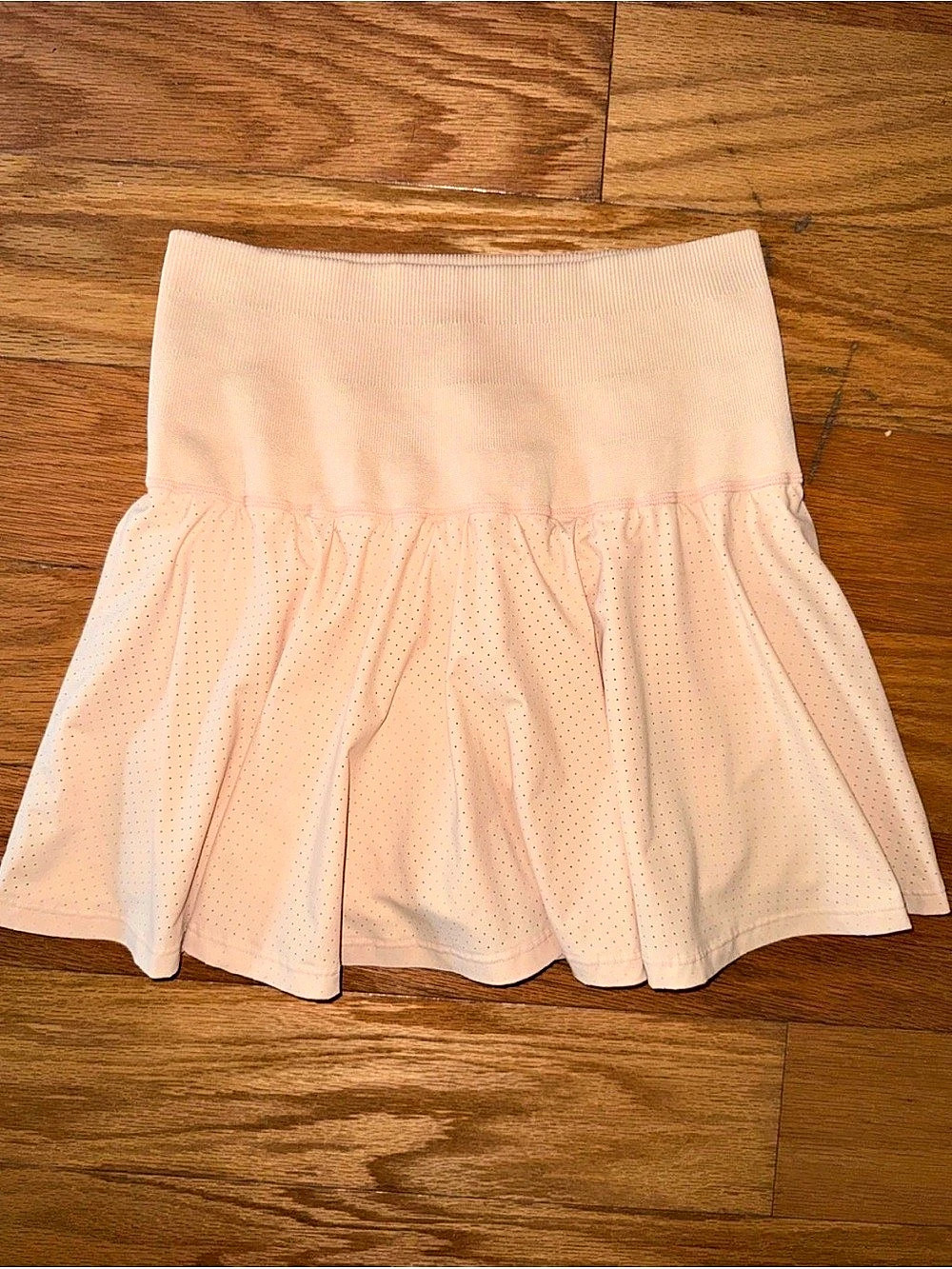 Wilson Tennis Skirt Peach Perforated Size S